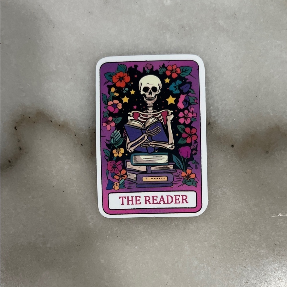 Skeleton Reader Mystic Waterproof Sticker Set - Picture 4 of 9